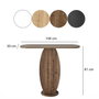 Hanah Home Ellittica - Walnut